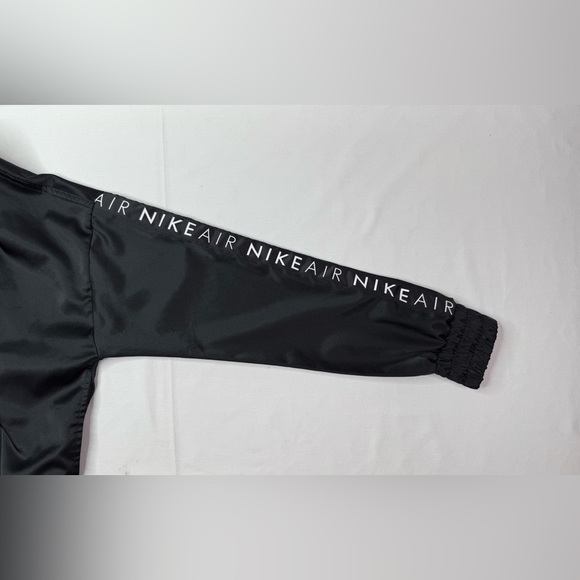 Nike Air Satin Track Crop Jacket Black Size Small - Picture 7 of 11